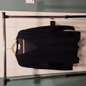 LOFT v neck tunic sweater in navy size XL